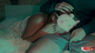 Esnatu naiz eta nire urratsa-amak bere SIESTA eta cum bere ahoan! 4k