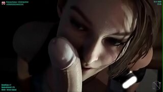 Jill lutscht meinen Schwanz